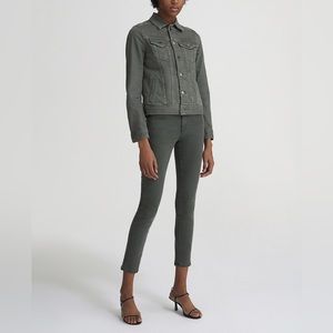 AG the Prima Ankle Cigarette Leg. Green Size 29R